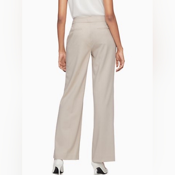 Calvin Klein Classic Fit Pants, size 4, white - Picture 2 of 8